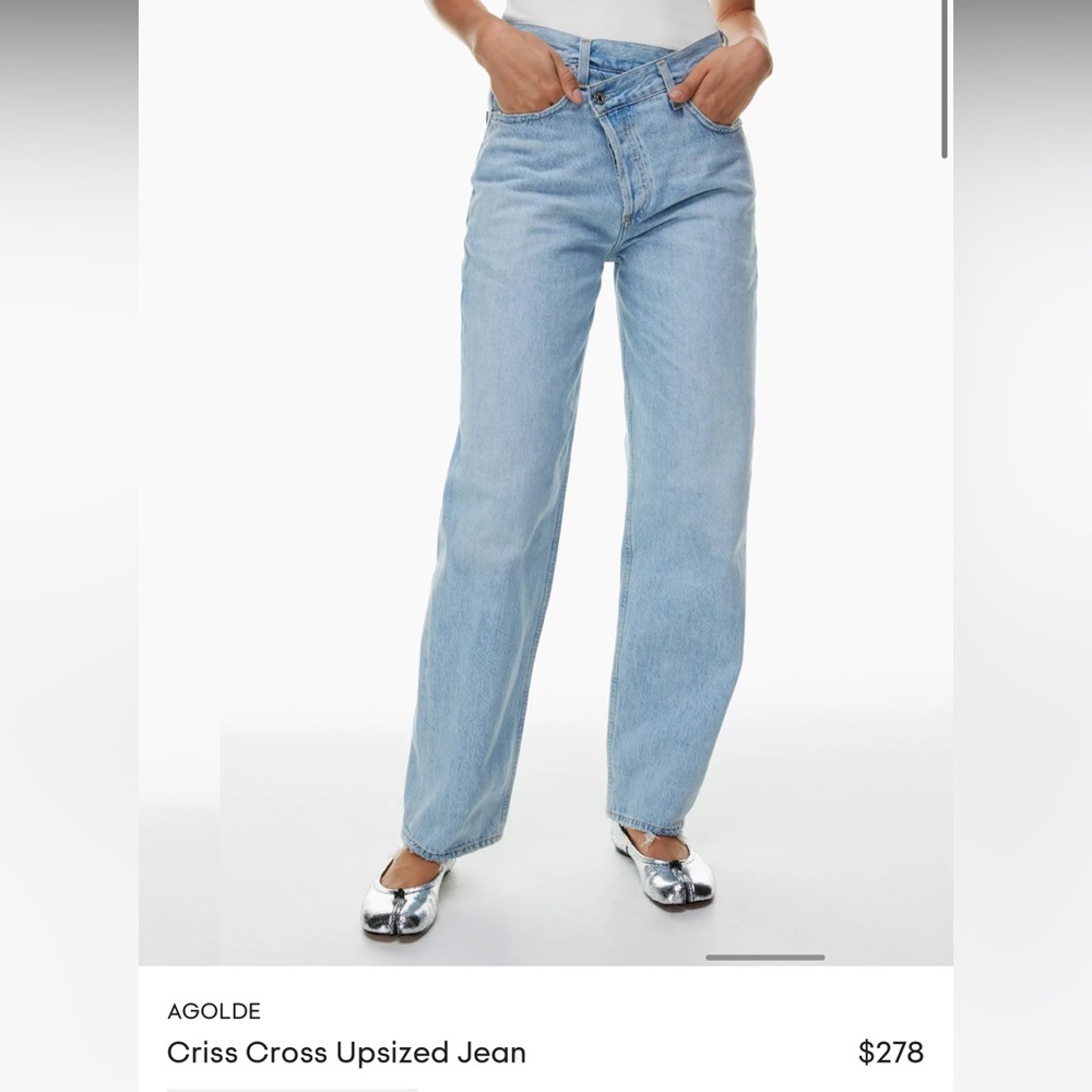 AGOLDE Cross Cross Jeans